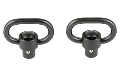 Grovtec Heavy Duty Push Button Swvls 1" Black